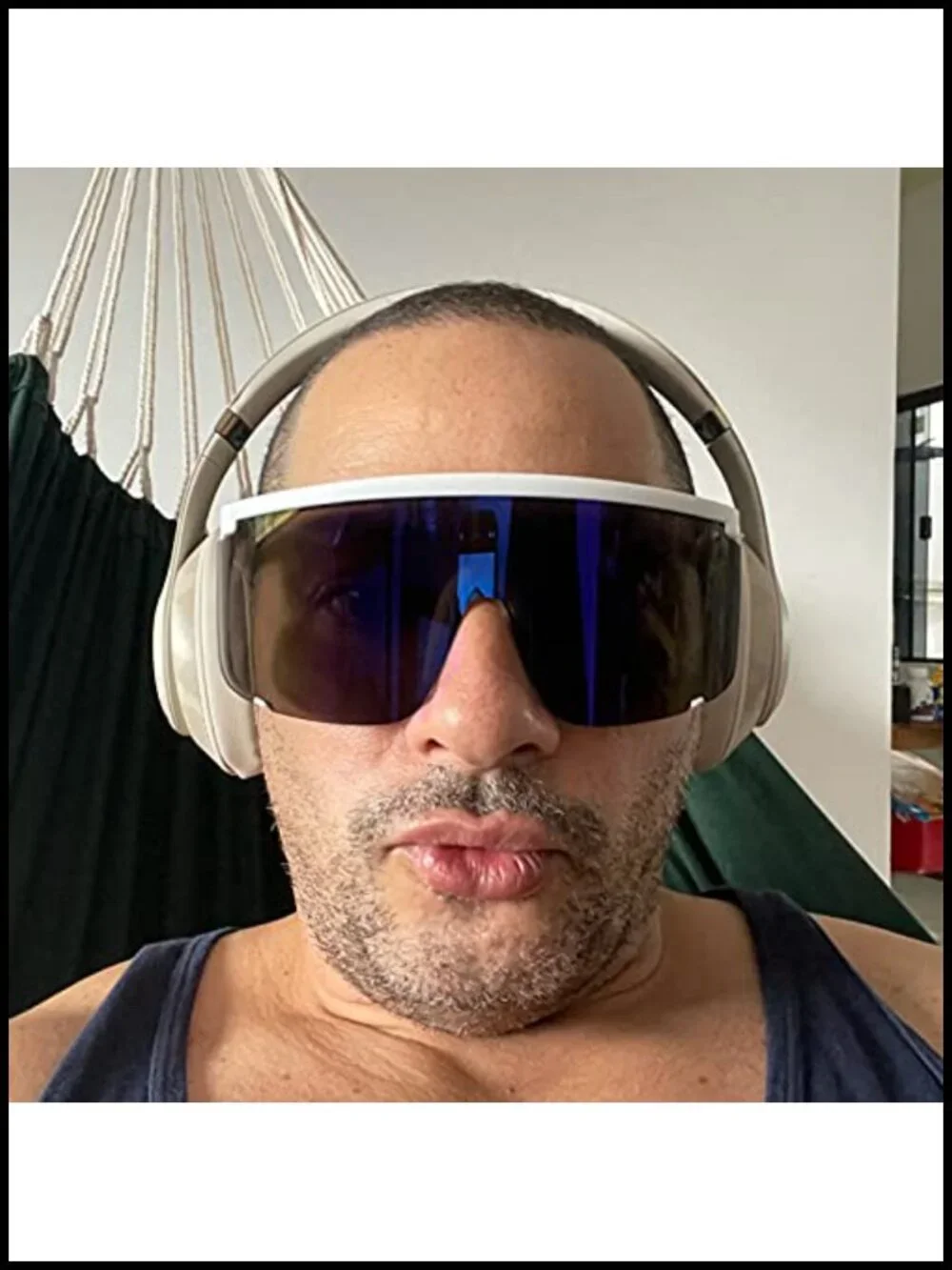 Oversized Shield Sunglasses UV400 Protection Cycling Outdoor Sports Visor Shades